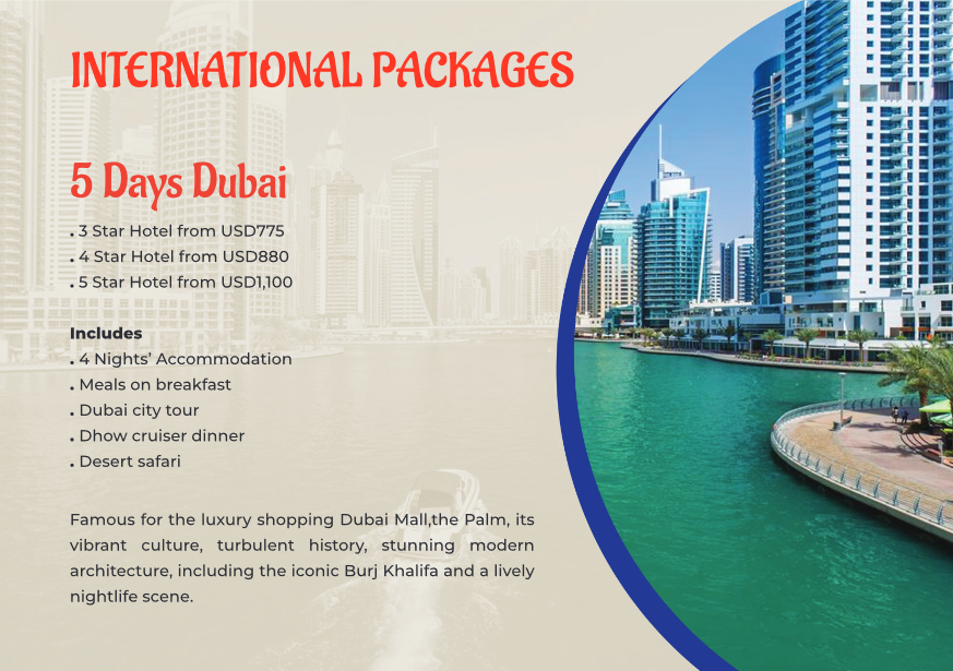 Tour 5 Days Dubai